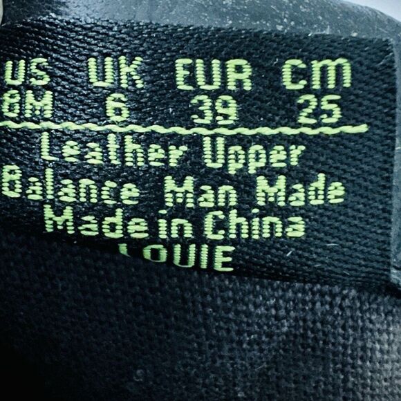 Sam Edelman Louie Western Ankle Boot Bootie Black Fringe Stacked Heel Size 8W - Picture 6 of 7